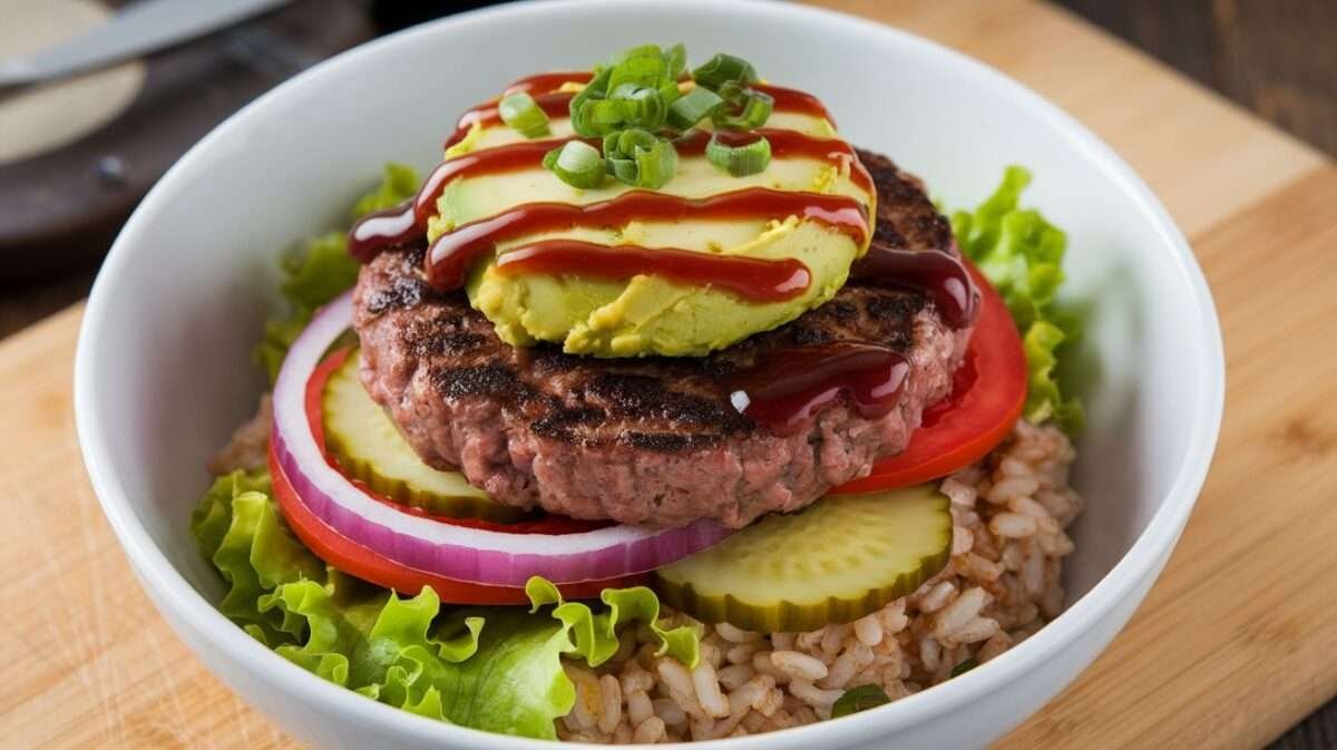 Healthy Burger Bowls