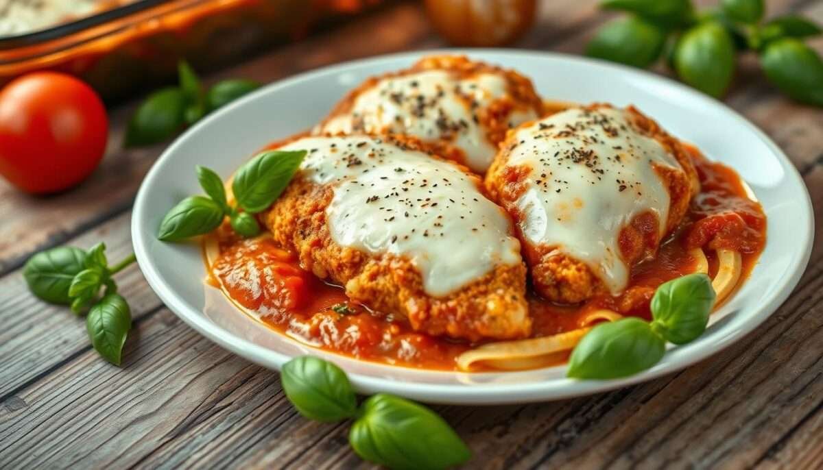Chicken Parmesan Casserole (Keto, GF)