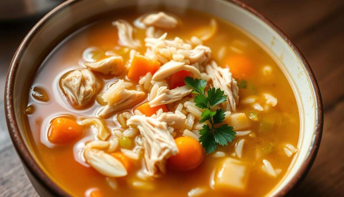 Comforting and Easy Chicken and Rice Soup
