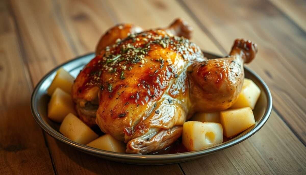 Crockpot Garlic Parmesan Chicken and Potatoes for Busy Weeknights