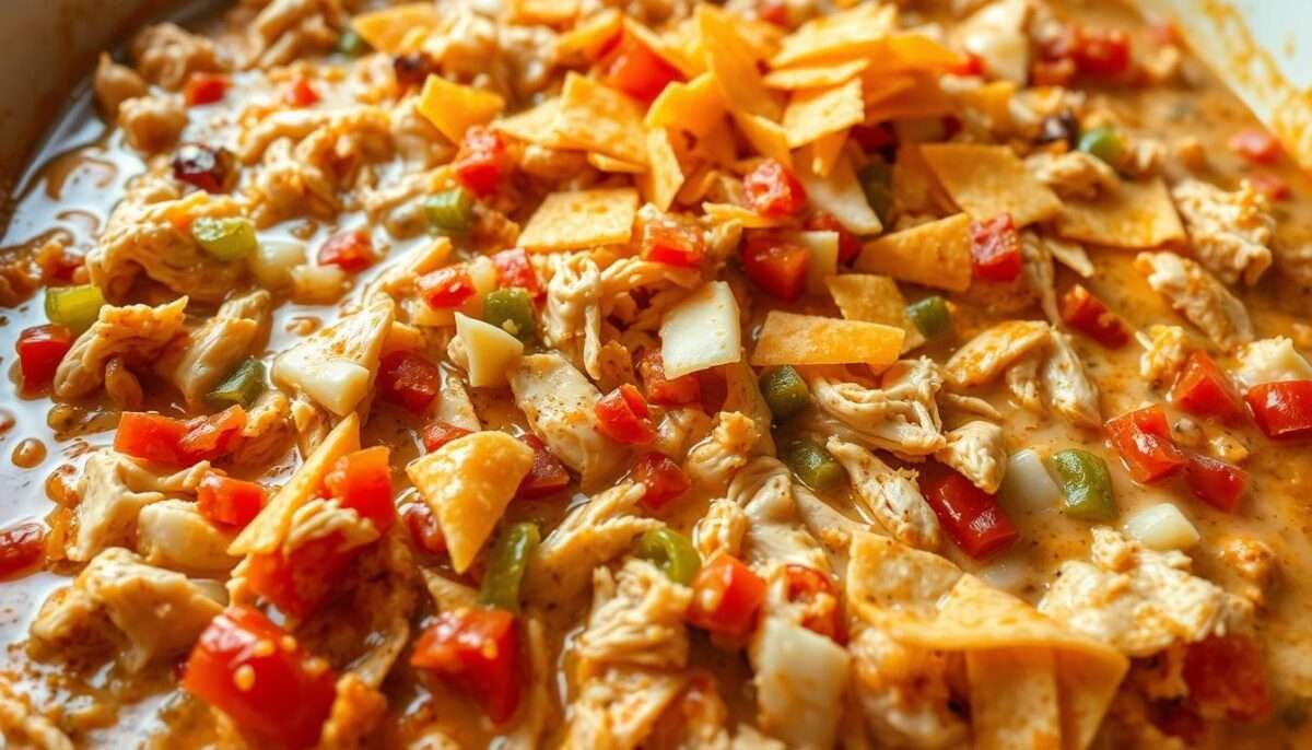 Easy Chicken Burrito Casserole