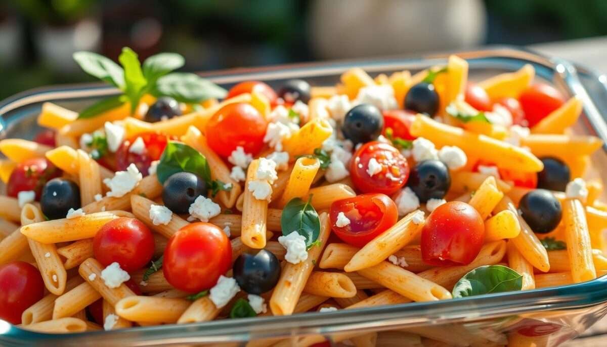 Easy Pasta Salad with Italian Dressing