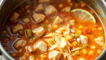 Flavorful Easy Chicken Taco Soup Recipe
