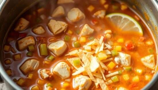 Flavorful Easy Chicken Taco Soup Recipe