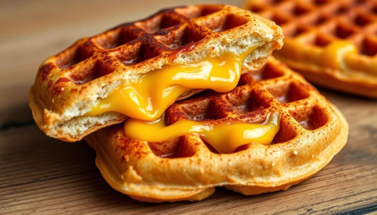 Grilled Cheese Keto Chaffles