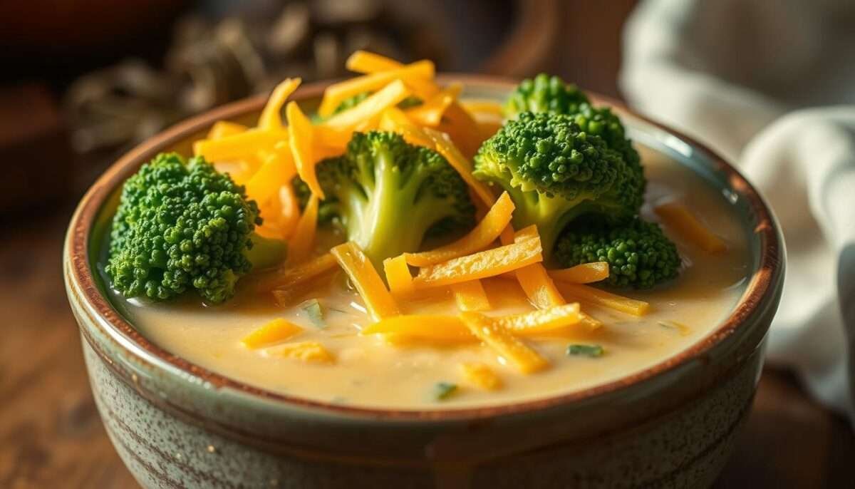 Healthy Broccoli Cheddar Soup