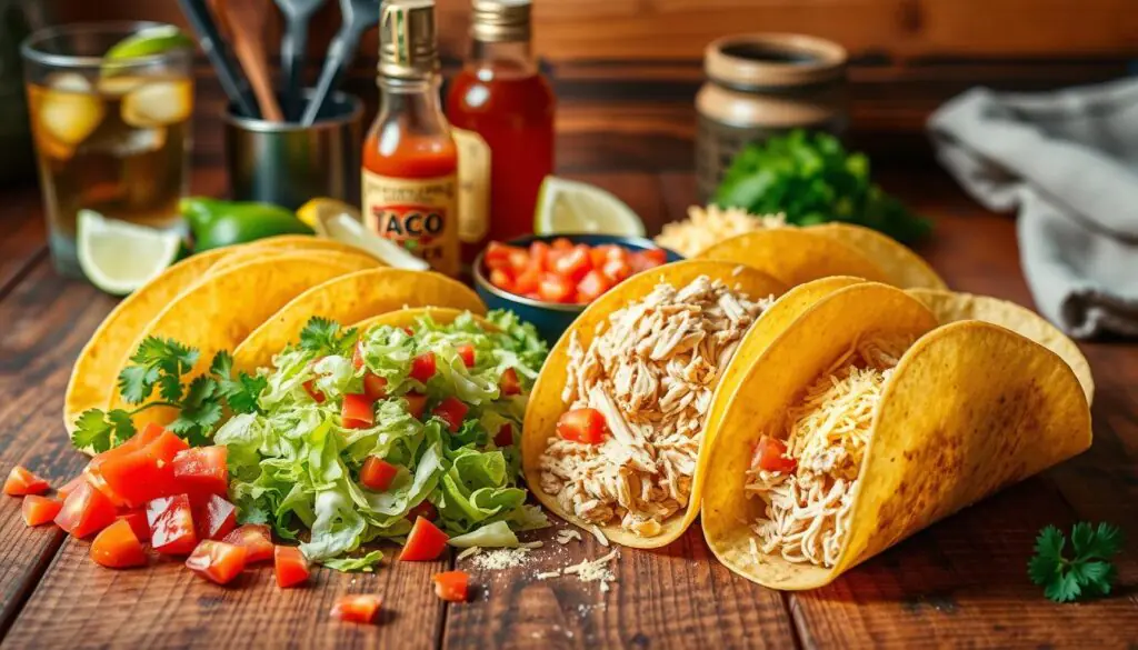 Ingredients for Mini Baked Chicken Tacos