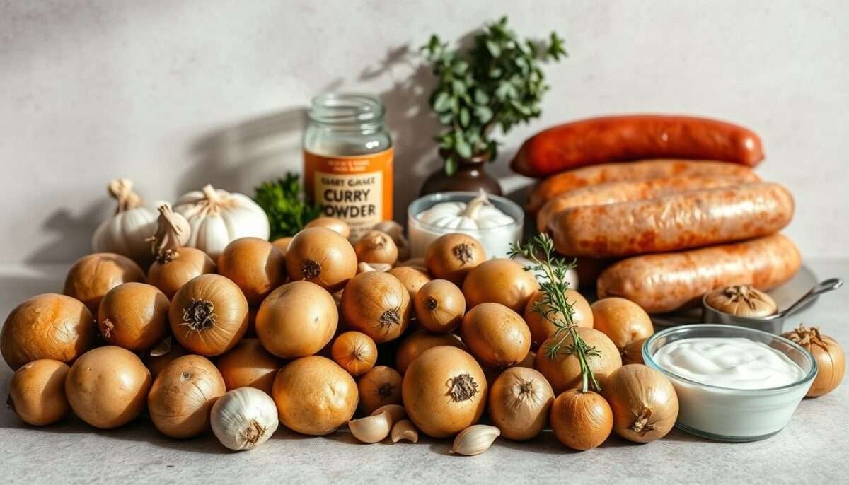 Irresistible Curry Potato Soup with Sausage