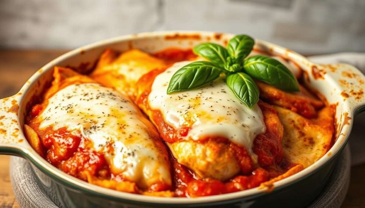 Keto Chicken Parmesan Casserole - Great Low Carb Chicken Dinner!