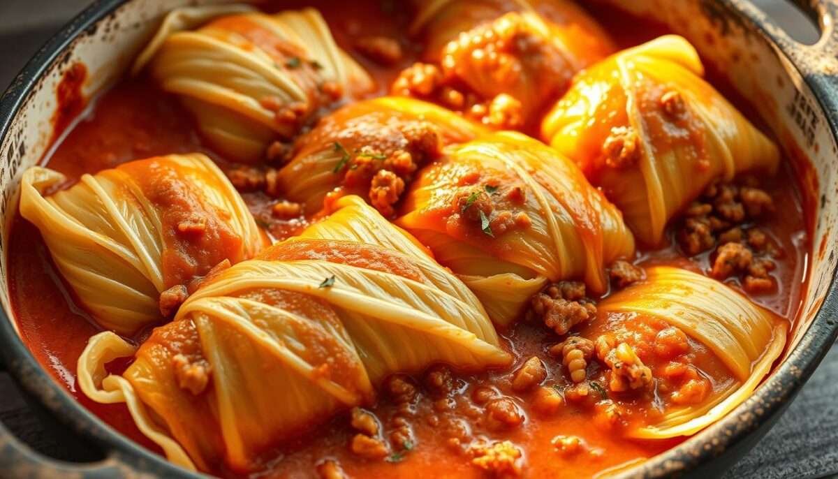 Low Carb Cabbage Roll Casserole