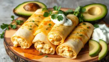 Low Carb White Chicken Enchiladas