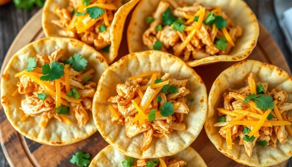 Mini Baked Chicken Tacos