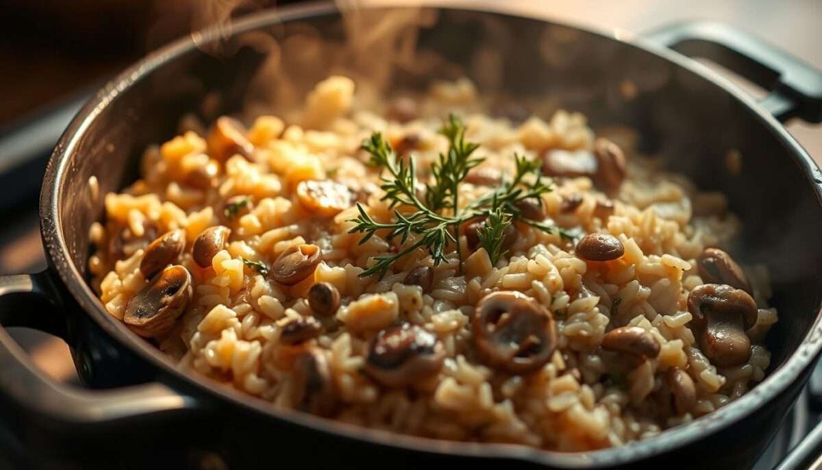One-Pot Vegan Mushroom Risotto