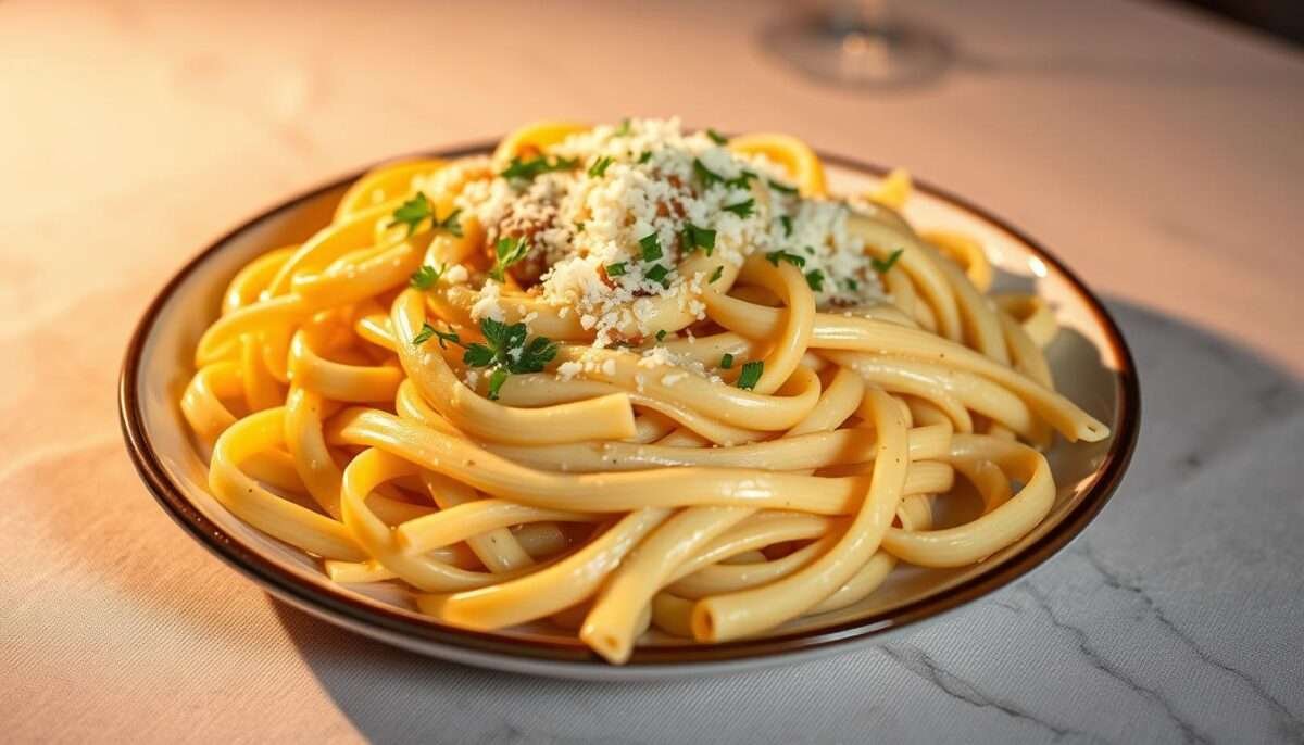 Restaurant-Style Creamy Garlic Penne Pasta