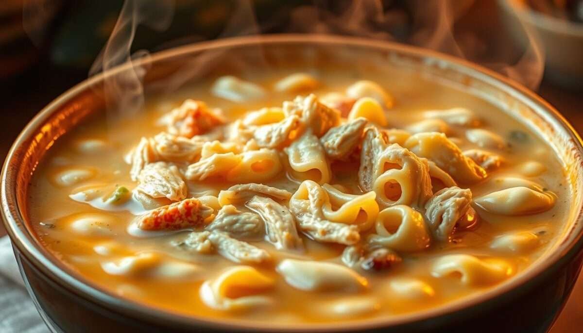 Rich & Hearty White Chicken Lasagna Soup with Layers of Flavor