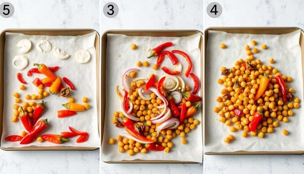 Step-by-step cooking instructions