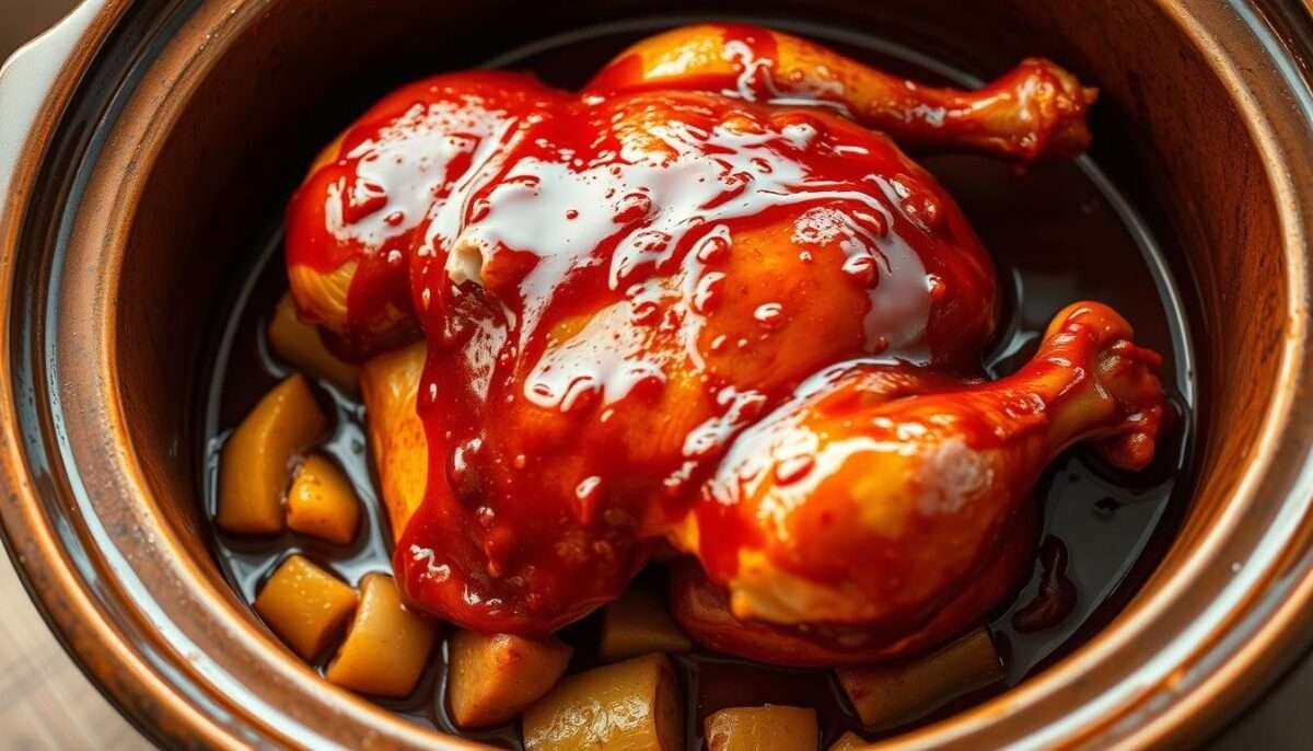 Sweet Baby Ray's Crockpot Chicken