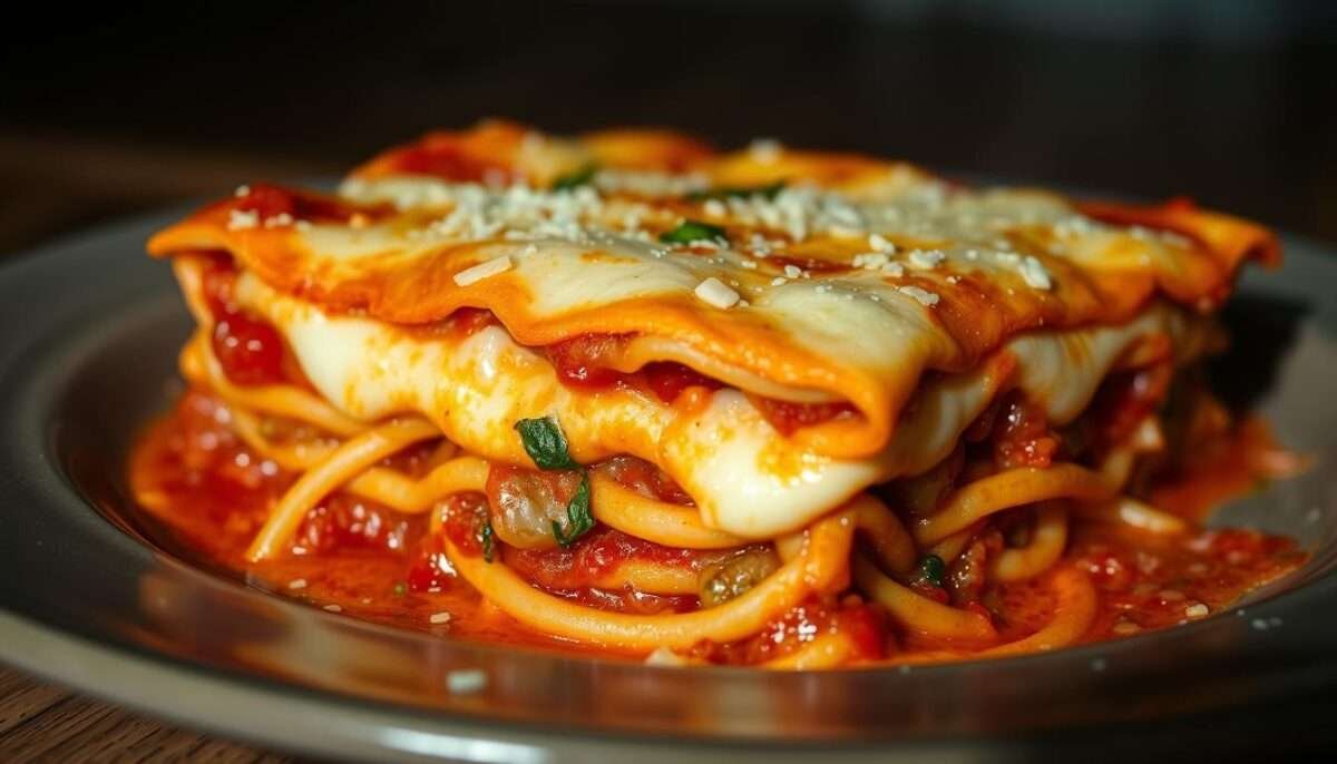 Three-Cheese Lasagna