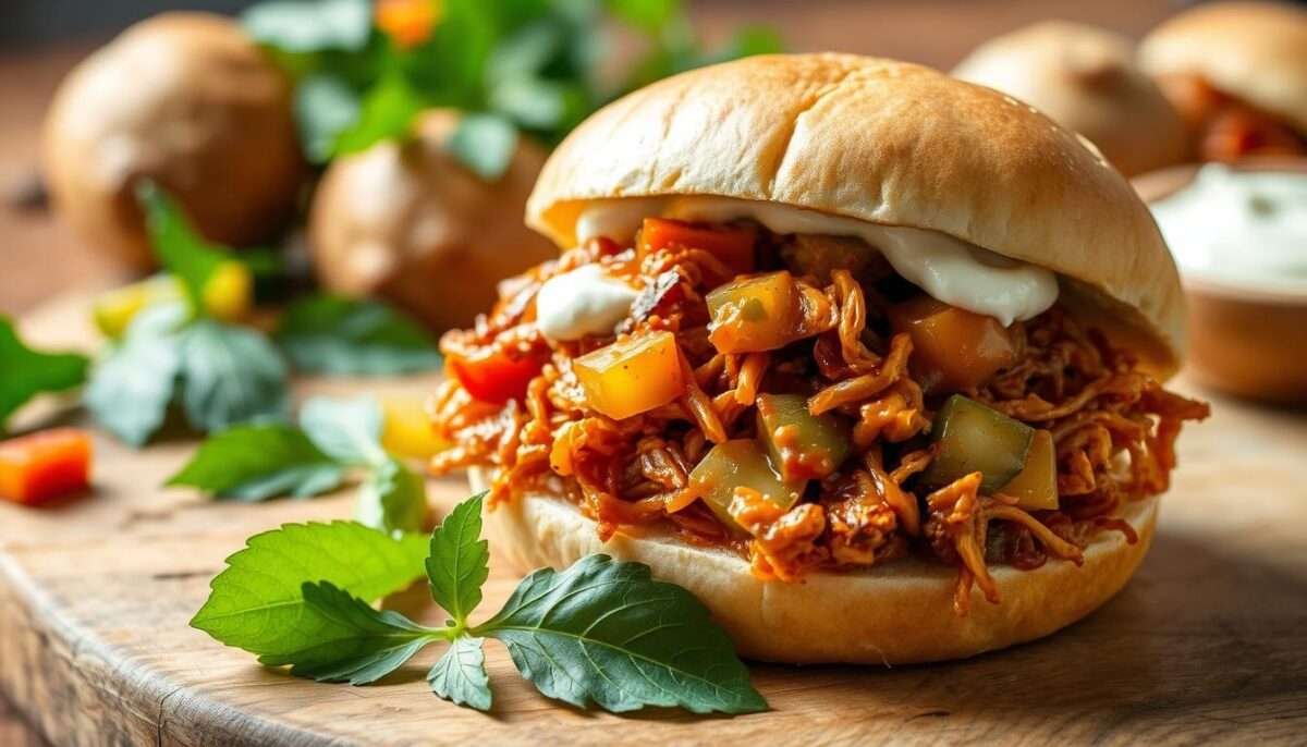Vegan BBQ Pulled Jackfruit Sandwiches