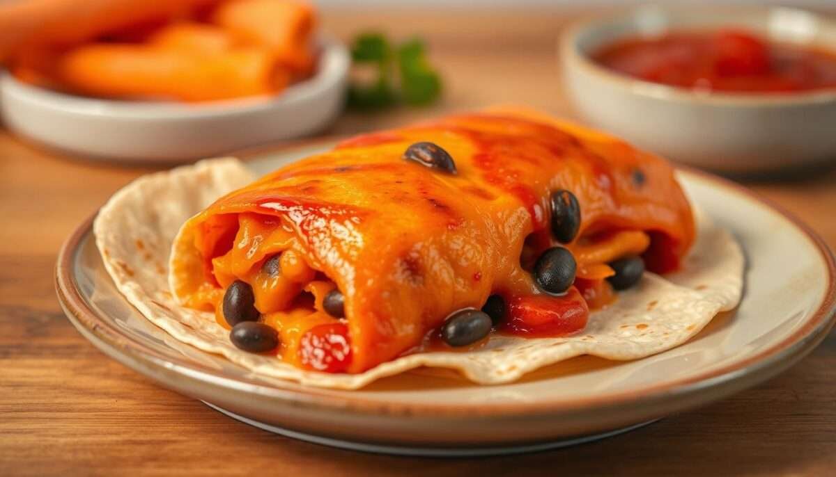 Vegan Black Bean & Sweet Potato Enchiladas