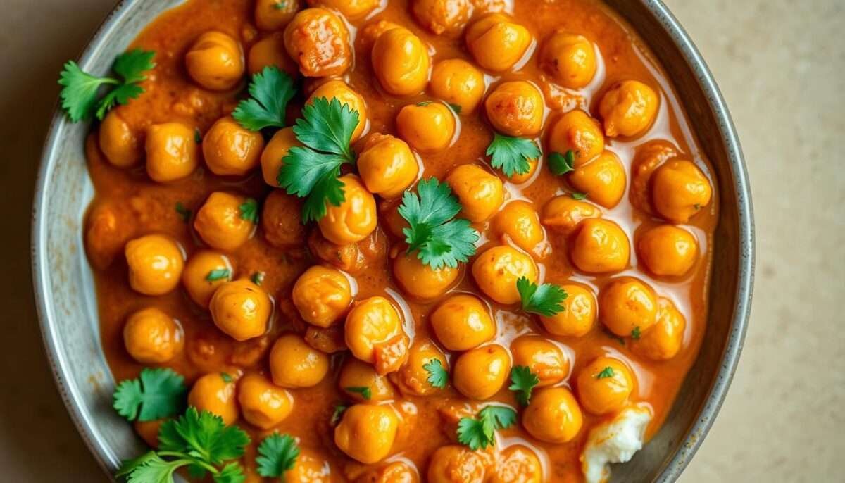 Vegan Butter Chickpeas (Chana Masala-Inspired)