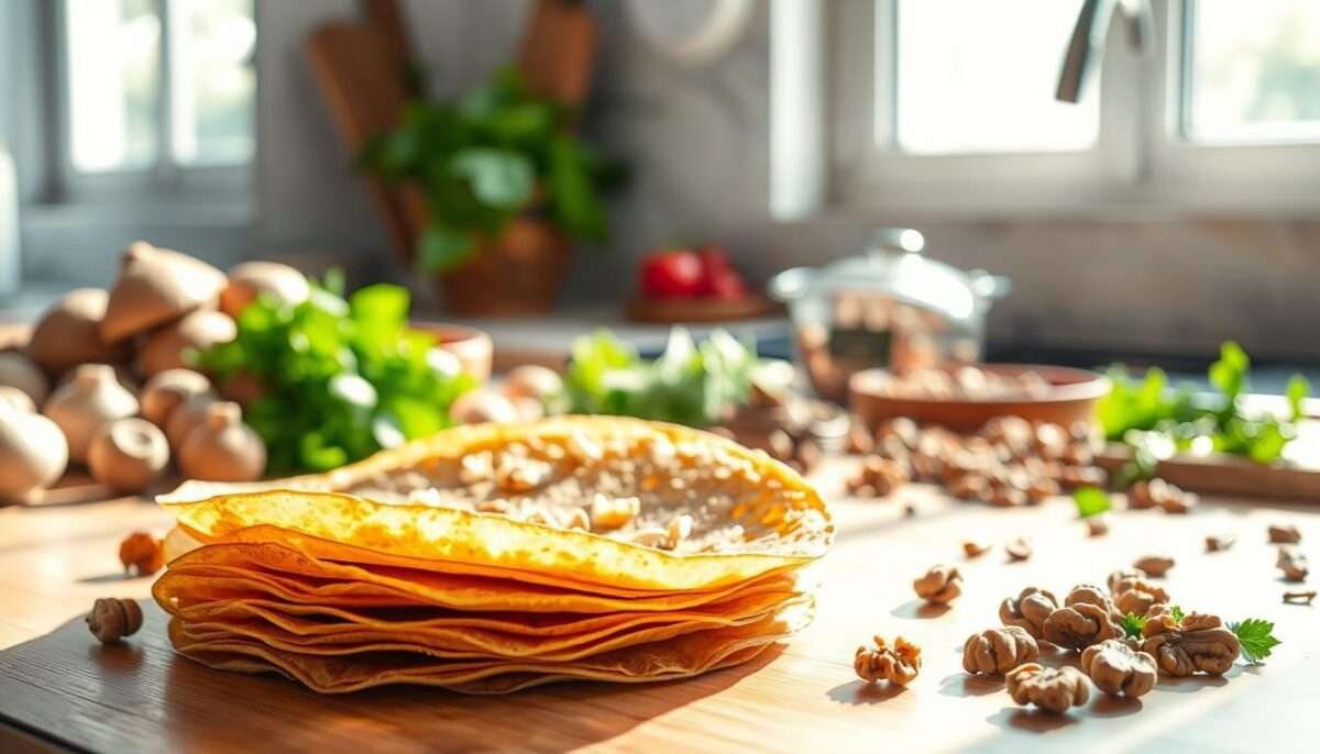 Vegan Mushroom & Walnut "Meat" Tacos