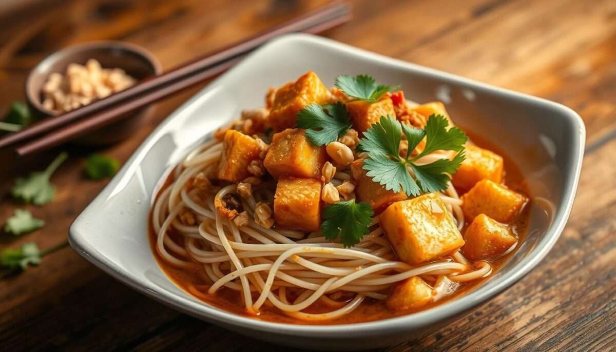 Vegan Pad Thai with Tofu