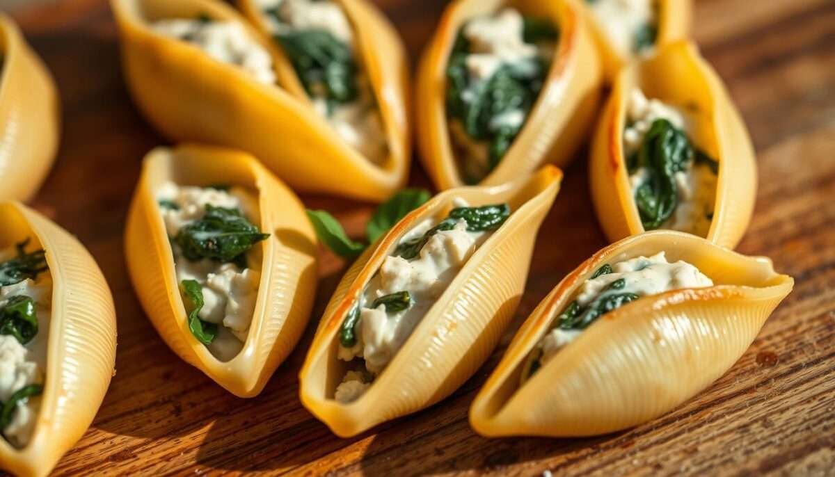 Vegan Spinach & Ricotta Stuffed Shells (Cashew Ricotta)