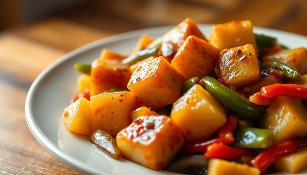 Vegan Sweet & Sour Tofu Stir-Fry