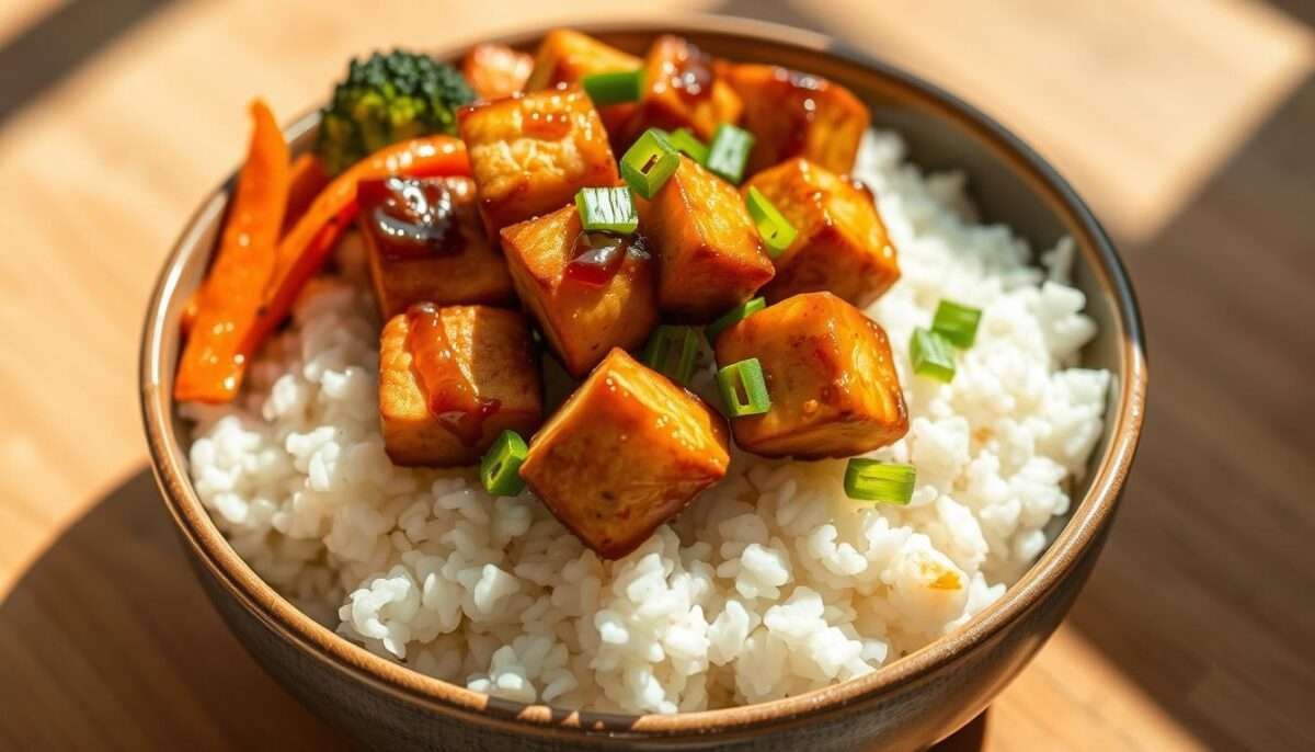 Vegan Teriyaki Tempeh Bowls