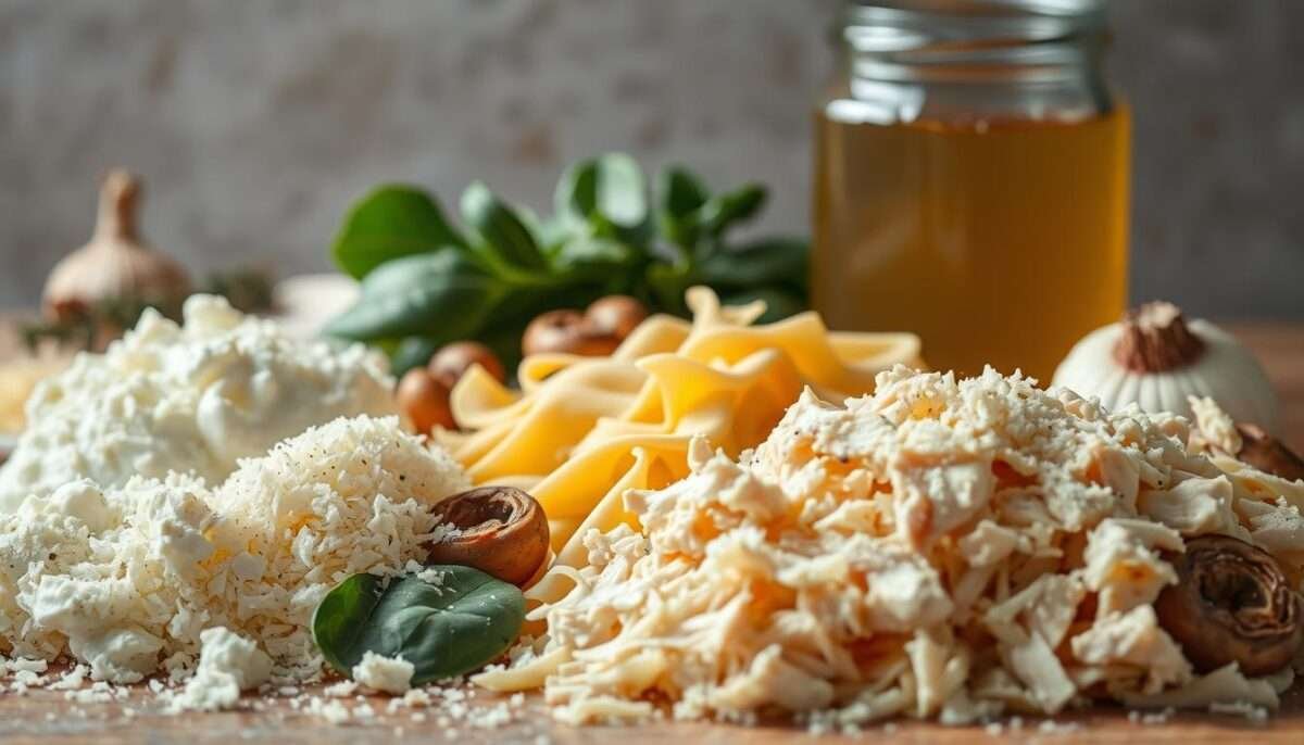 Velvety White Chicken Lasagna Soup