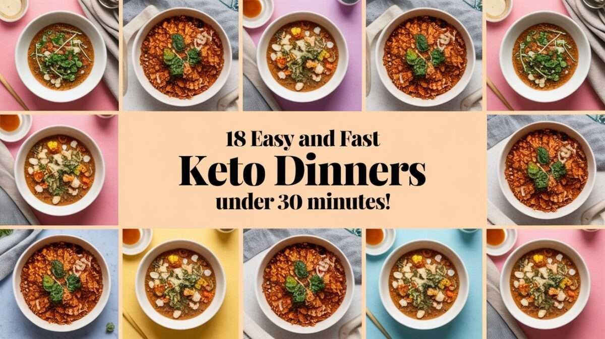 18 Easy And Fast Keto Dinners Under 30 Minutes!