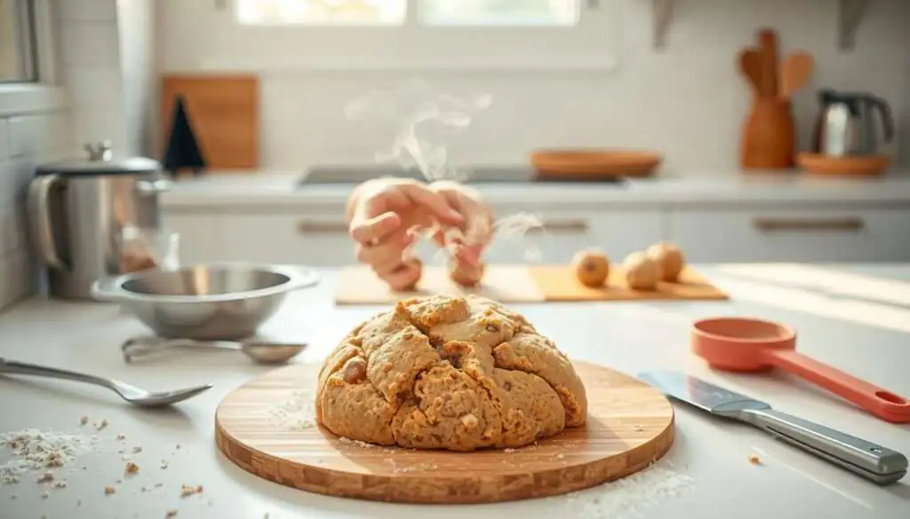 cookie dough preparation