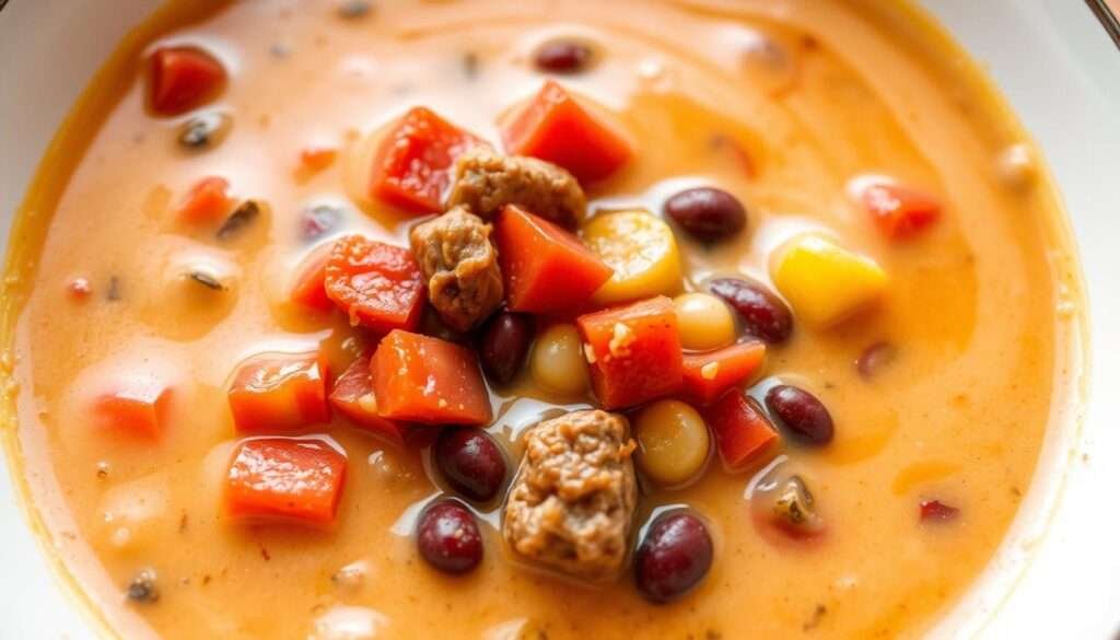 creamy taco soup