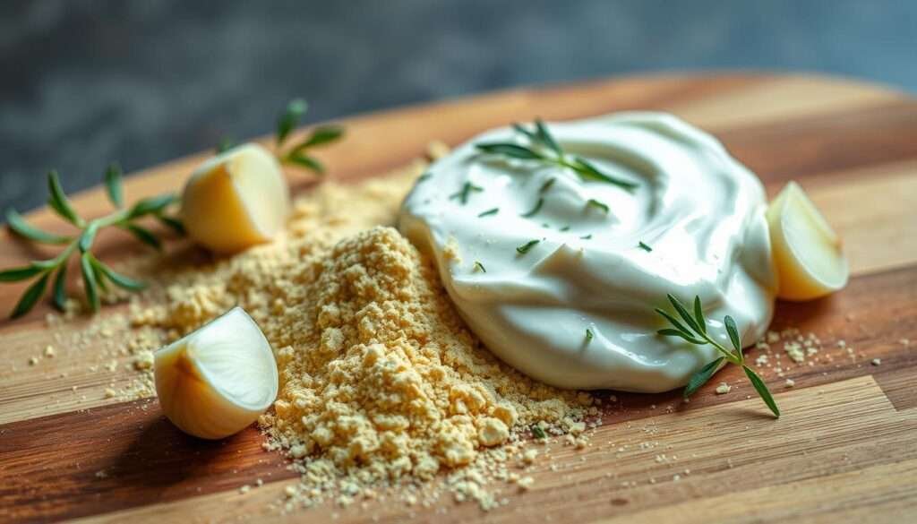 garlic powder and yogurt in cooking