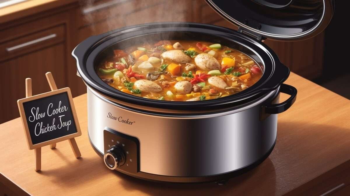 Slow Cooker Chicken Taco Soup