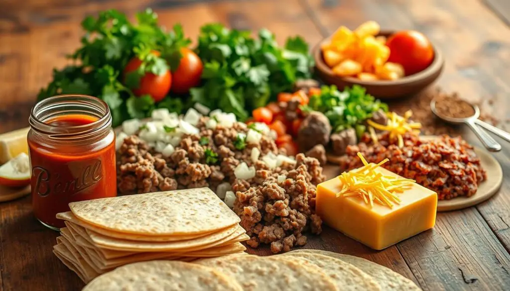 ingredients for enchiladas