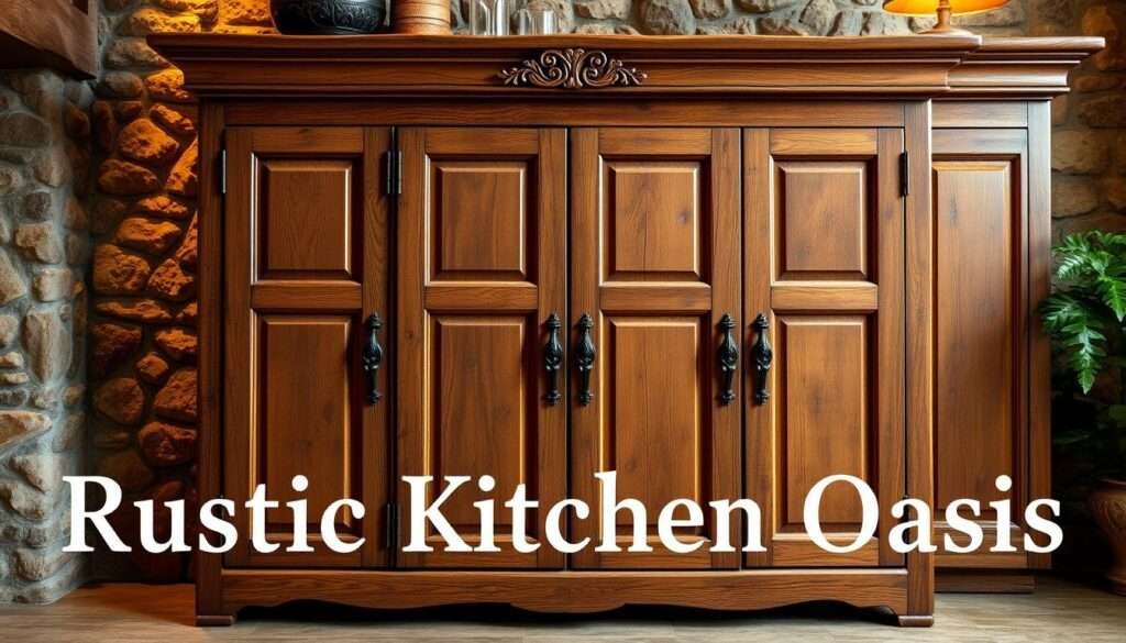 rustic cabinet design