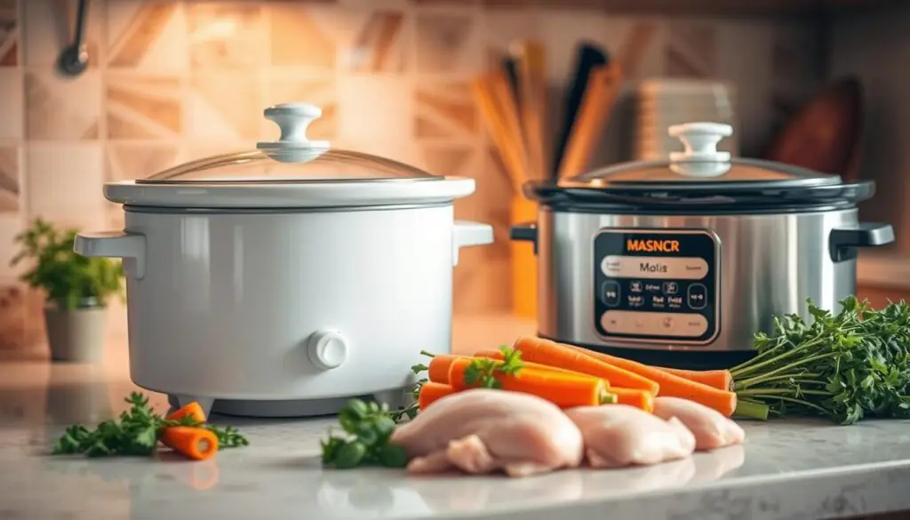 slow cooker setup