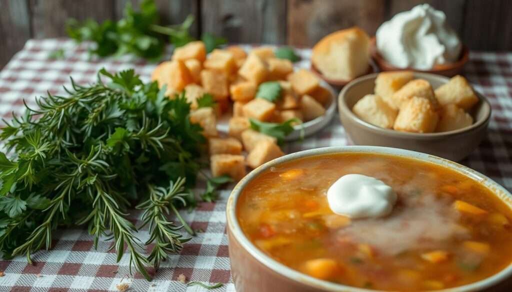 soup toppings