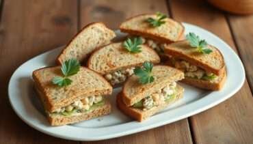 Chickpea Tuna Salad Sandwiches