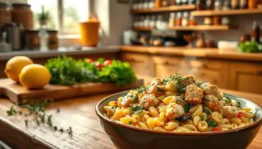 High Protein Chicken Orzo