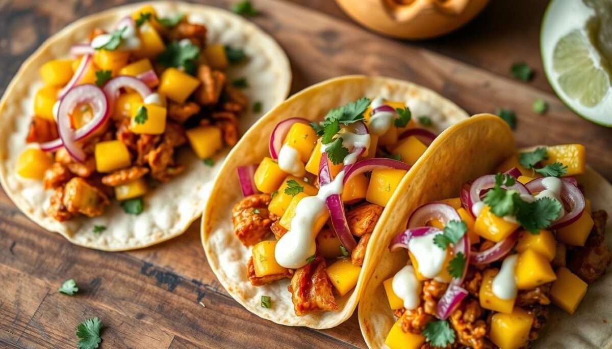 Jackfruit Tacos with Mango Salsa