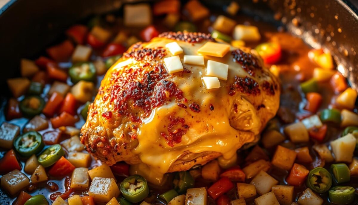 Jalapeño Popper Chicken Skillet