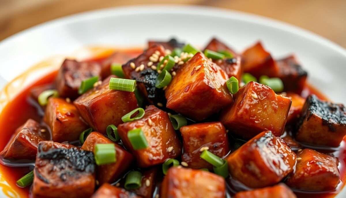 Spicy Char Siu Tofu