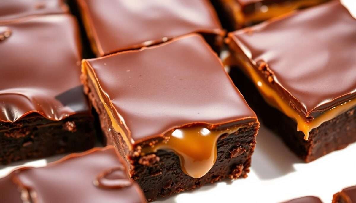 Vegan Chocolate Espresso Caramel Bars