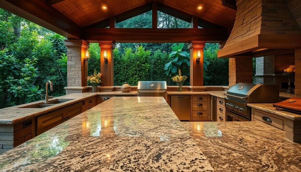 15 High-End Outdoor Kitchen Countertops You'll Want to Recreate Today