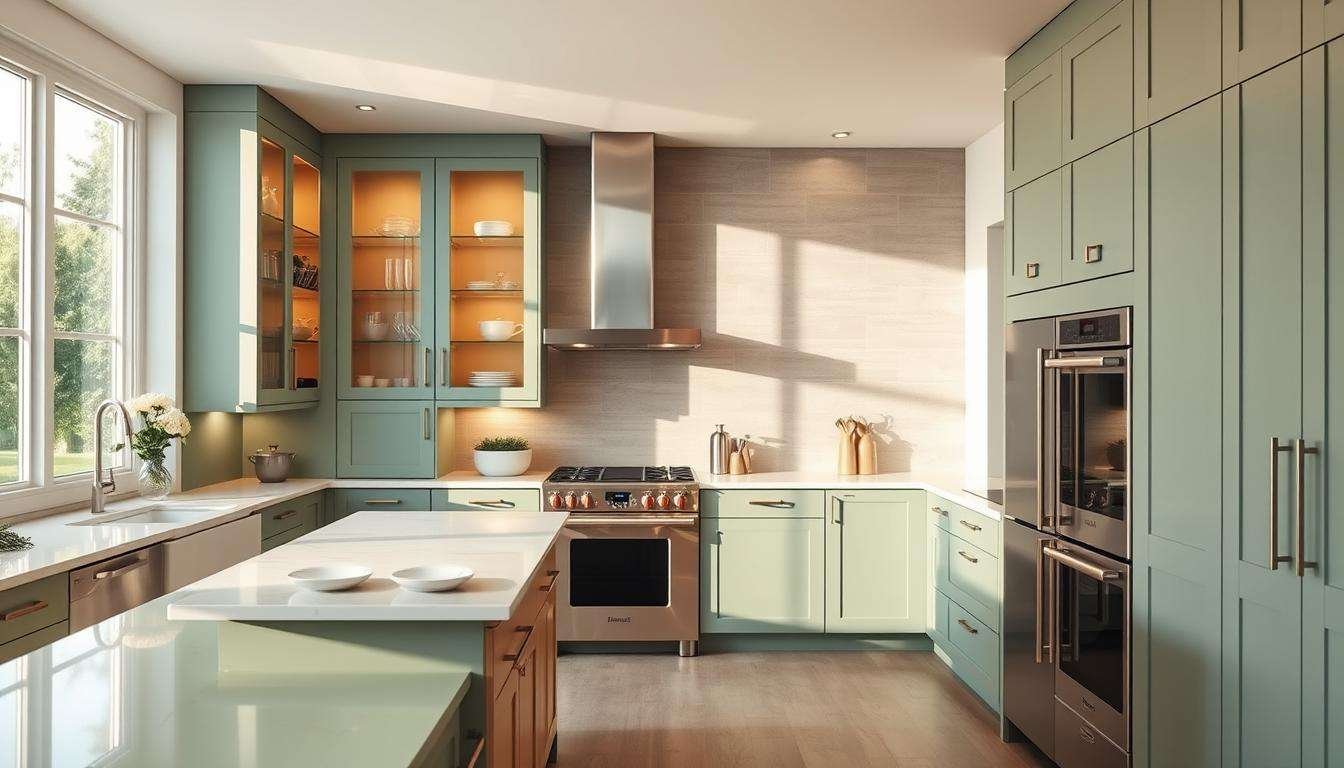 25 Modern Green Kitchen Cabinet Designs That Are Perfect for a Stylish Home