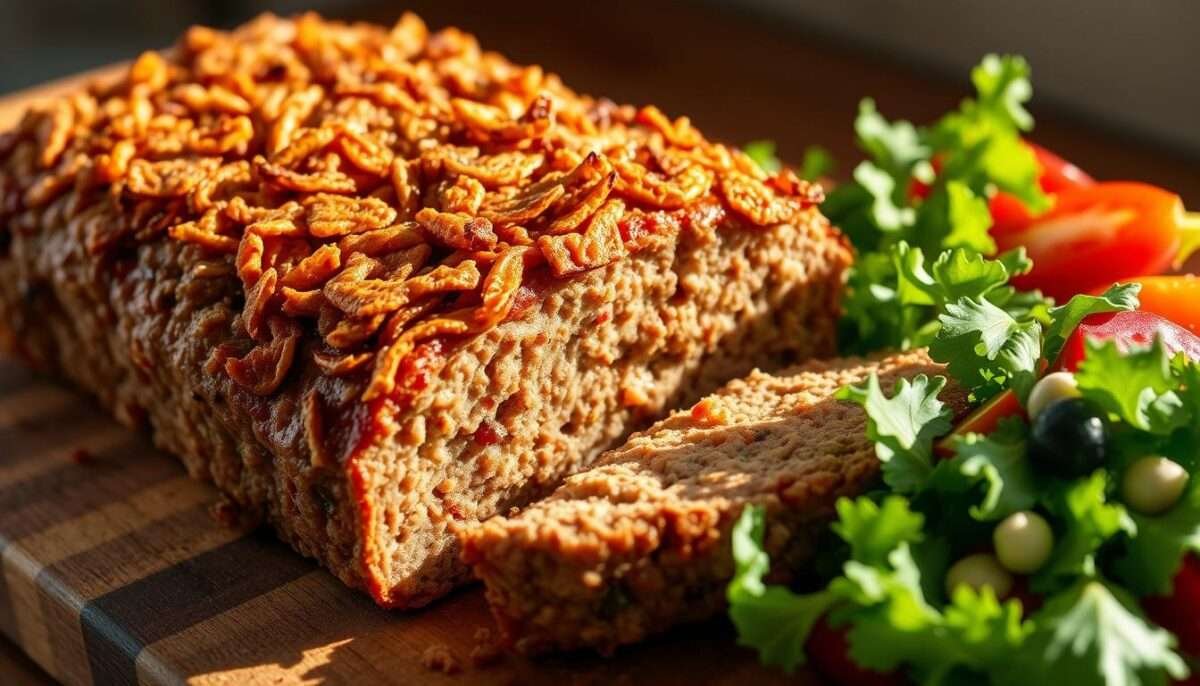 Keto Meatloaf with Pork Rinds