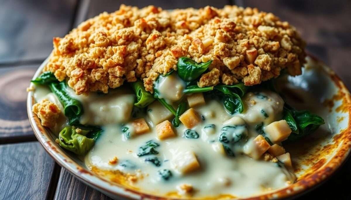 Spinach Artichoke Chicken Bake Keto
